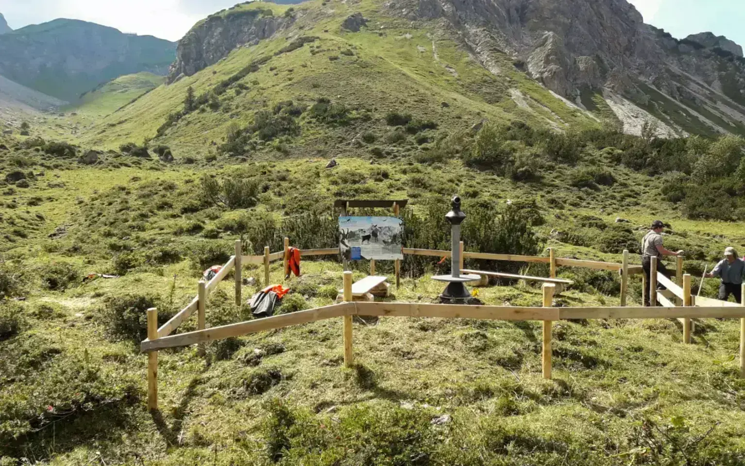 Beobachungspunkt am Forstbetrieb Sonthofen